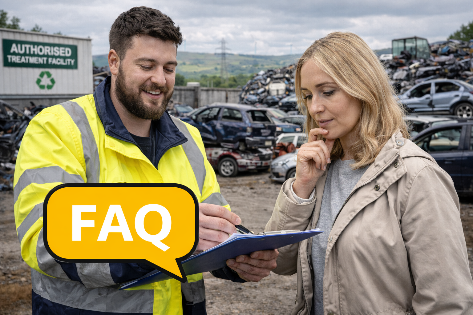 Scrap car FAQs and advice in Denton